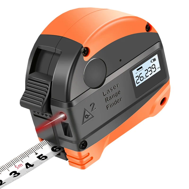 Лазерный дальномер 2 в 1 измеритель расстояния с ЖК дисплеем инфракрасный