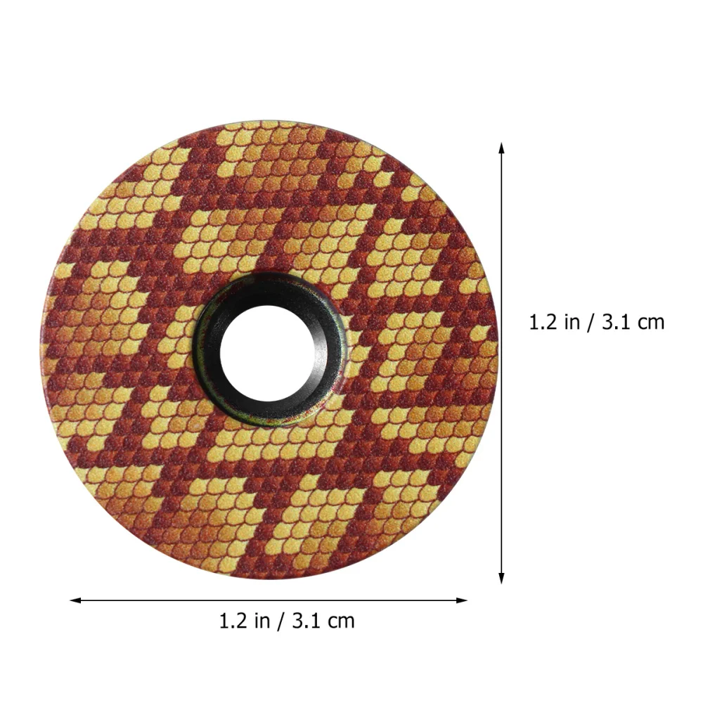 

1pc Aluminum Alloy Headset Screws Cap Mountain Road Bowl Cover (A Style)