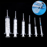 1pcs 3 60ml reusable plastic syringe with dispense needle liquid injection pipette tools for diy epoxy resin jewelry making tool
