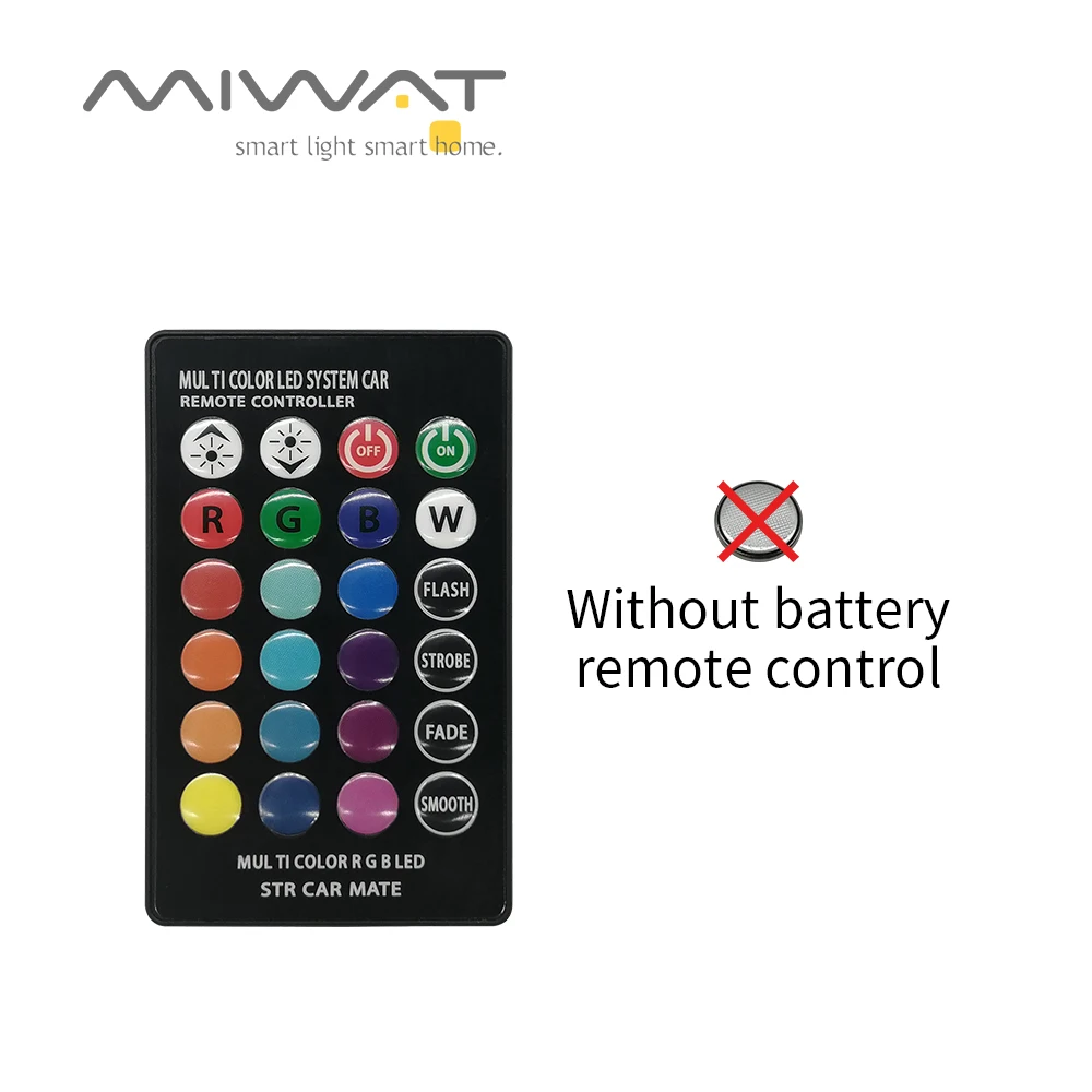 Without battery Последние RGB светодиодные прожекторы 20 Вт 30 Вт 50 Вт 100 Вт светодиодные прожекторы отражатель настенные шайбы свет наружная подсветка для сада - Испускаемый цвет: Without battery