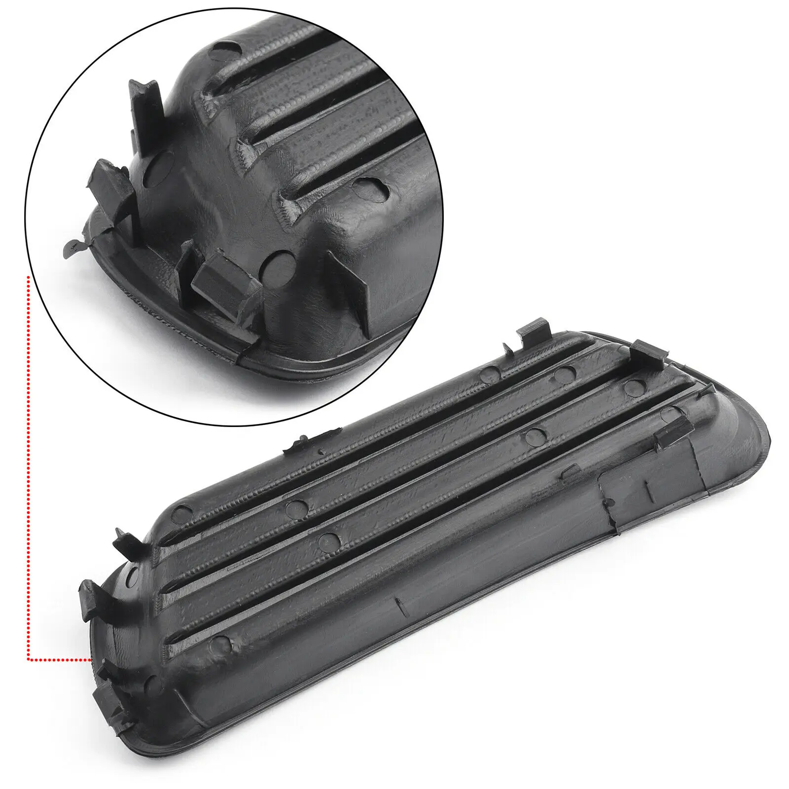 Черная Автомобильная противотуманная фасветильник левая обшивка для Toyota Camry 2007