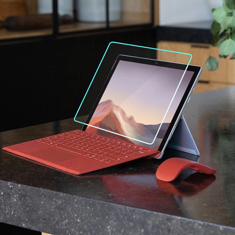 Закаленное стекло для microsoft Surface Pro 7 Защитная пленка 6 5 4 | Компьютеры и офис