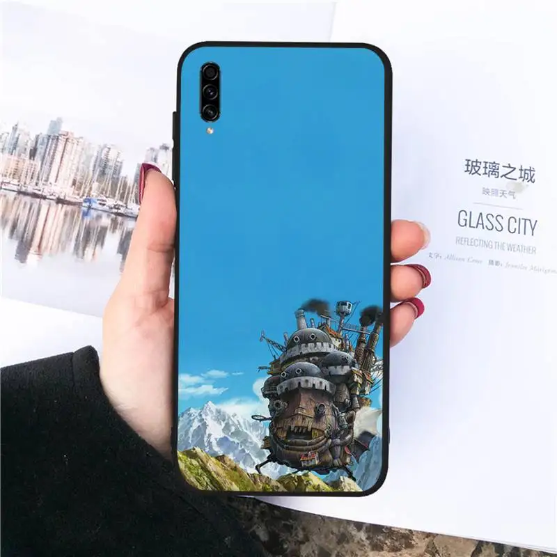 

Howls Moving Castle Phone Case For Samsung galaxy S 21 20 10 8 A 50 21s 51 71 70 40 20 20e note 10 plus Ultra 5g fe