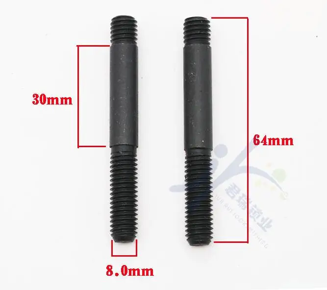 

2 шт., горизонтальная машинка для резки ключей AZGIANT PD064 Defu, длинный винт 64*8 мм, большой винт, слесарный инструмент