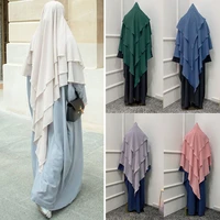 eid prayer garment long khimar islamic women hijab sleeveless tops abaya jilbab ramadan abayas muslim arab clothing niqab hijabs