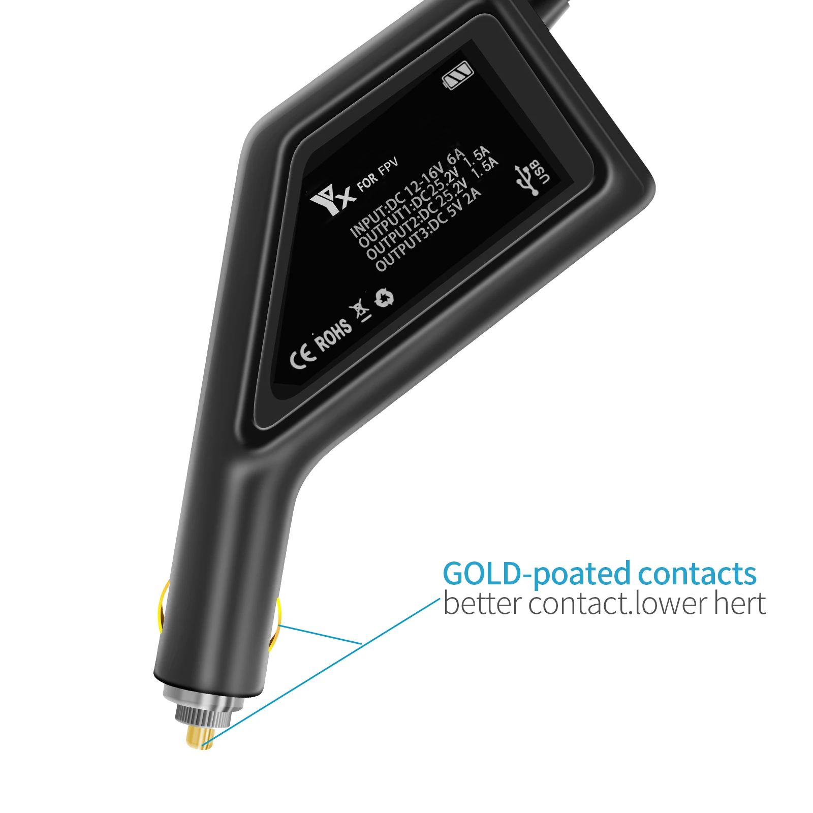 Автомобильное зарядное устройство DJI FPV интеллектуальный зарядный концентратор