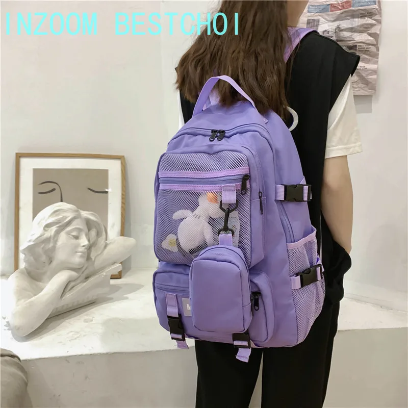 Школьный ранец для женщин корейский рюкзак в стиле Харадзюку студентов колледжа