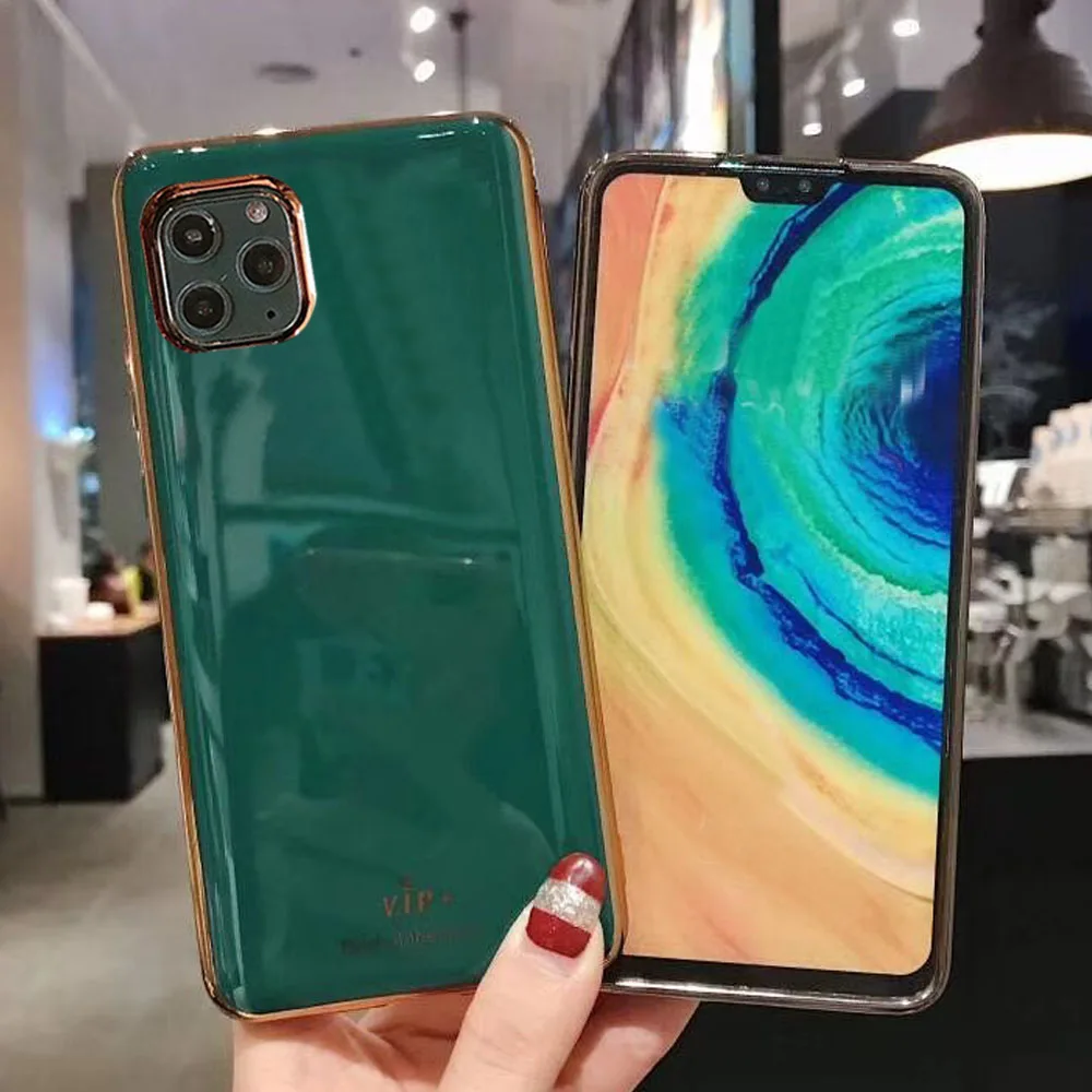 YuoTuo роскошный мягкий чехол для задней панели телефона etui iphone 11 pro max 11pro apple