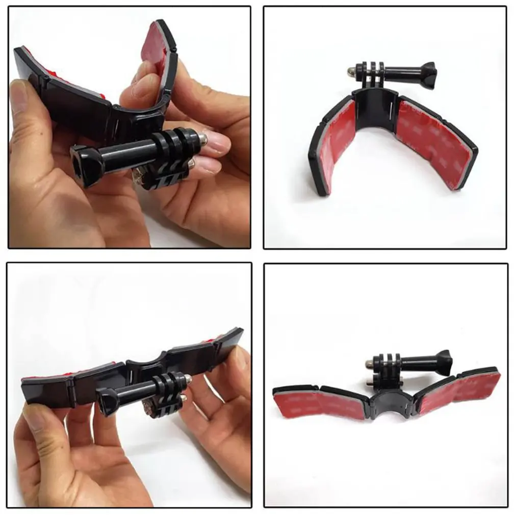 

Hinged Chin Rack Motorcycle Integrated Hinge Helmet Camera Accessories Double-sided Connection Glue Sticker