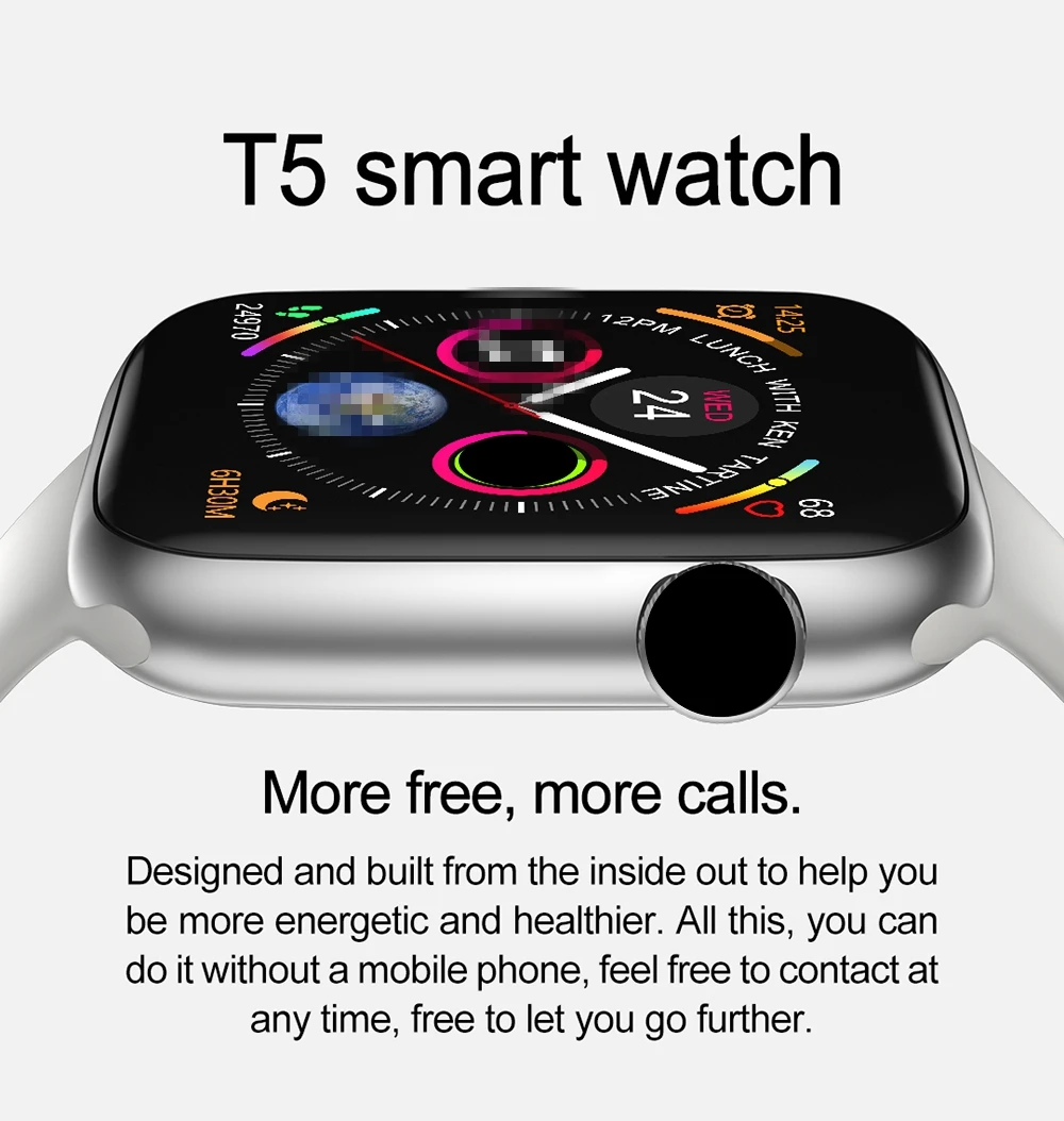 Iwo 11 Lite Bluetooth Смарт часы с функцией вызова пульсометр музыка полный сенсорный