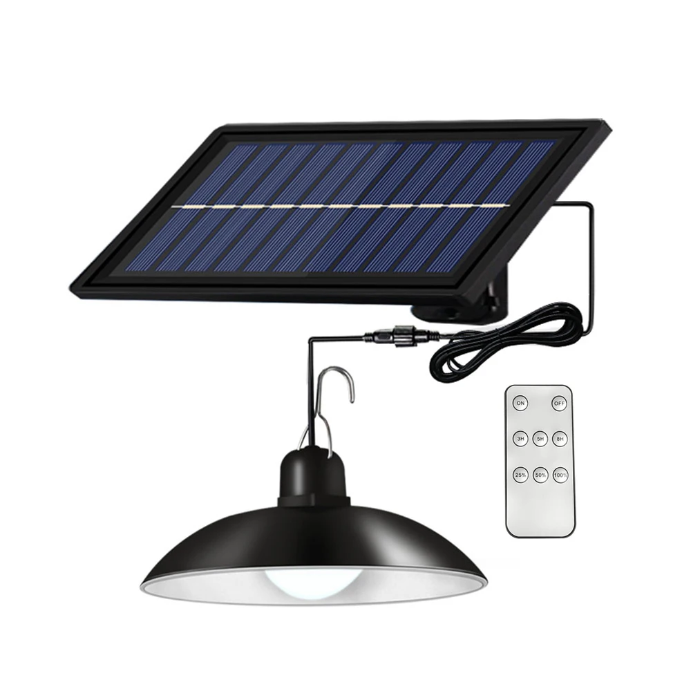 

Motion Sensor Led Solar Light Outdoor Indoor Solar Powered Pendant Lamps Ip65 Waterproof Dual Head Lamps For Garden
