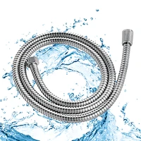 flexible stainless steel shower hose rust resistant 1 5m 59inch replacement hose jomoo bathroom shower hose pvc pipe accessories