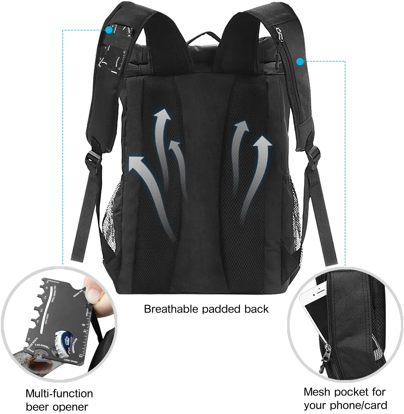 Изоляционный охлаждающий рюкзак герметичный подходит для пикника кемпинга