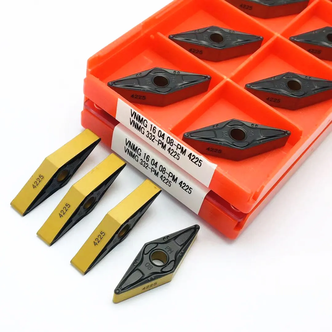 

VNMG160408 PM 4225 VNMG160404 PM 4225 твердосплавный инструмент, индексируемый металлический оригинальный токарный инструмент с ЧПУ высокого качества ...