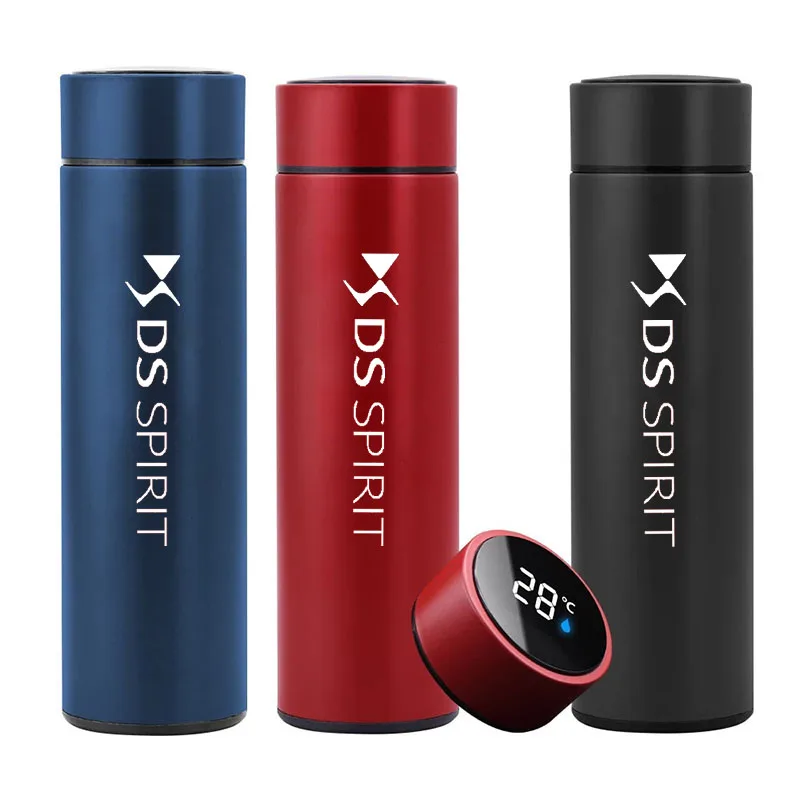

Для маркировка "DS SPIRIT" DS3 500ml Термос светодиодный цифровой дисплей температуры из нержавеющей стали Термос материнская плата автомобильного...