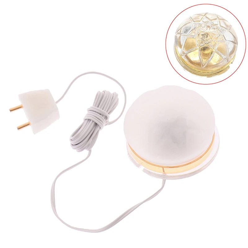

New Arrival Miniature Exquisite LED Ceiling Light Lamp Set for 1:12 Dollhouse Toy Accs