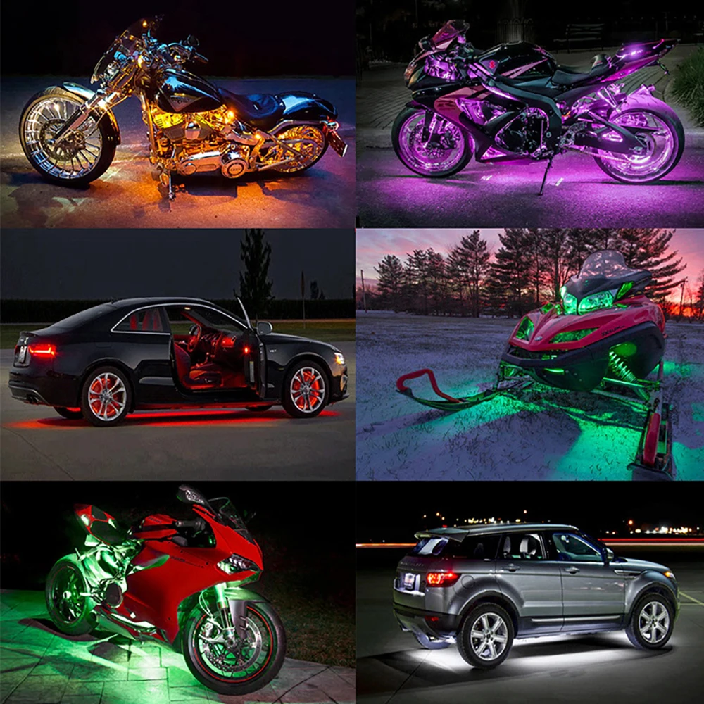 Мотоциклетный светильник умный тормозной s задний хвост мотоцикла 6 RGB 36