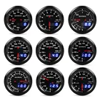 2 дюйма 52 мм 7 цветов светодиодный двойной дисплей датчик повышения температуры воды, температуры масла вольтметр давления соотношение воздуха и топлива EGT Тахометр Автомобильный датчик