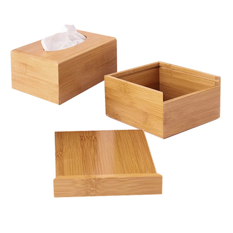 Бамбуковая коробка для салфеток держатель ресторана отеля Настольный