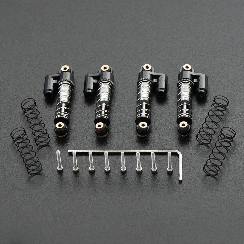 Aluminum Alloy Axle Housing Front Bumper Mount Shock Absorber Steering Link Set for 1/24 RC Crawler Axial SCX24 AXI90081 Upgrade | Игрушки и