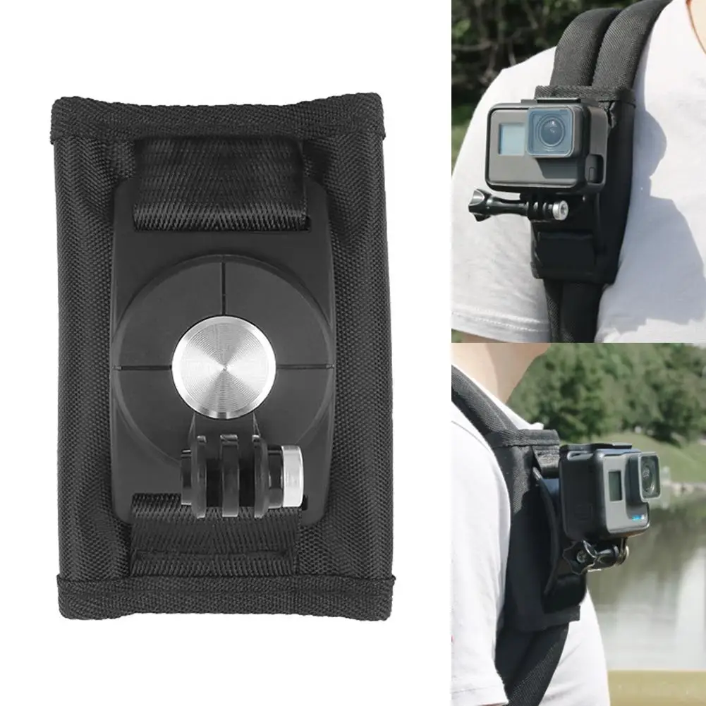 Прочный Многофункциональный зажим для рюкзака вращающийся на 360 градусов фиксирующая подставка плечо GoPro Hero