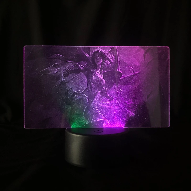

Touch Sensor League of Legends Kaisa Game Color Changing Decorative Two Tone Led Light Two Tone 3D Lamp Table Indoor Children