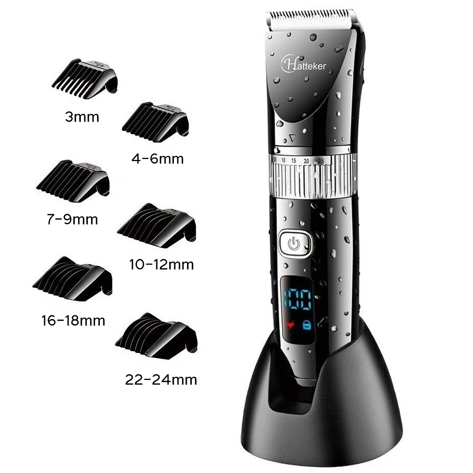 

13 piece professional hair trimmer for men kit wet dry hair clipper beard trimer adjustable hair cutting machine Lithium Ion