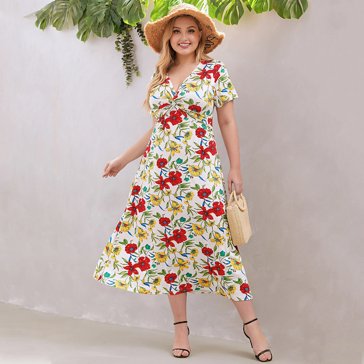 Женское длинное платье с V образным вырезом большие облегающие повседневные