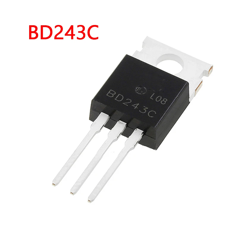 10 шт. BD243C TO220 BD243 100V 6A TO-220 биполярные транзисторы NPN Общего назначения Новый
