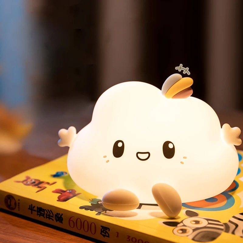 

LED Cloud Night Light Baby Children's Room Bedside Table Bedroom Decoration Lighting Charging Star Light
