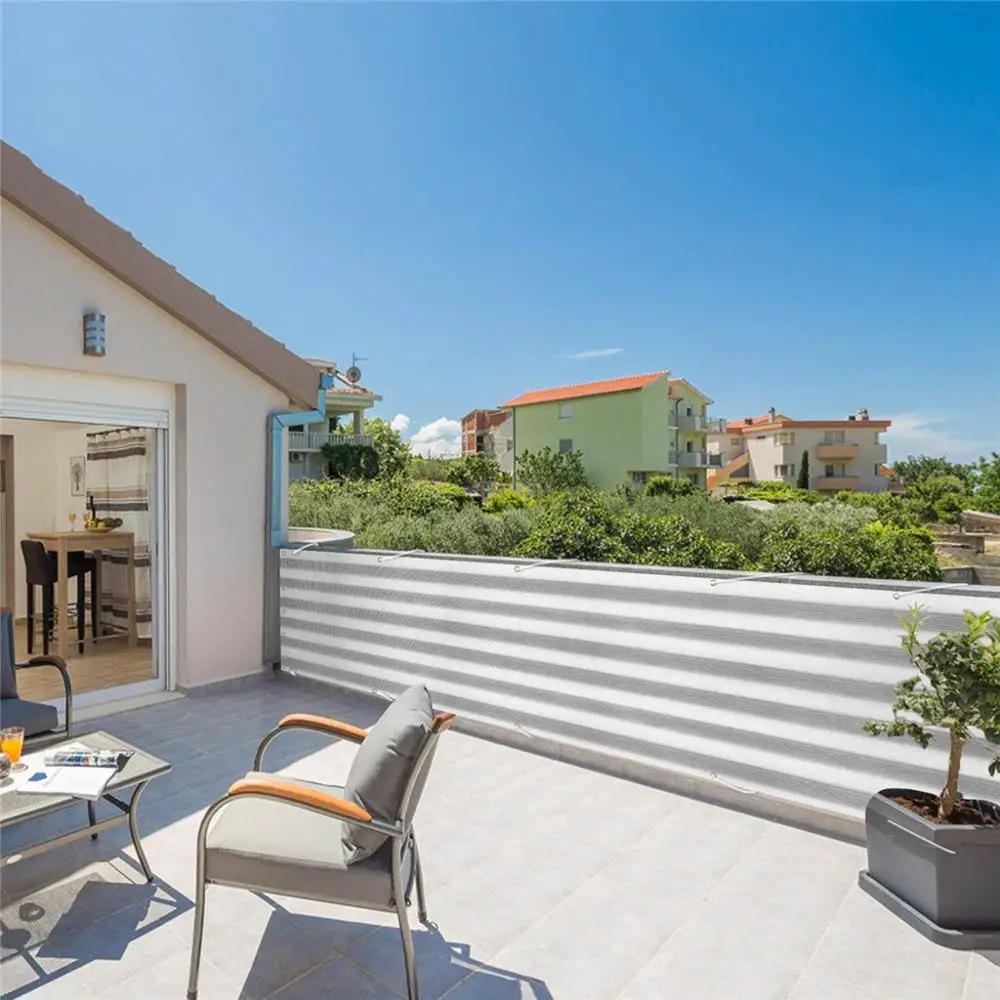 Экран конфиденциальности для патио балкона с прокладками навес забора паруса