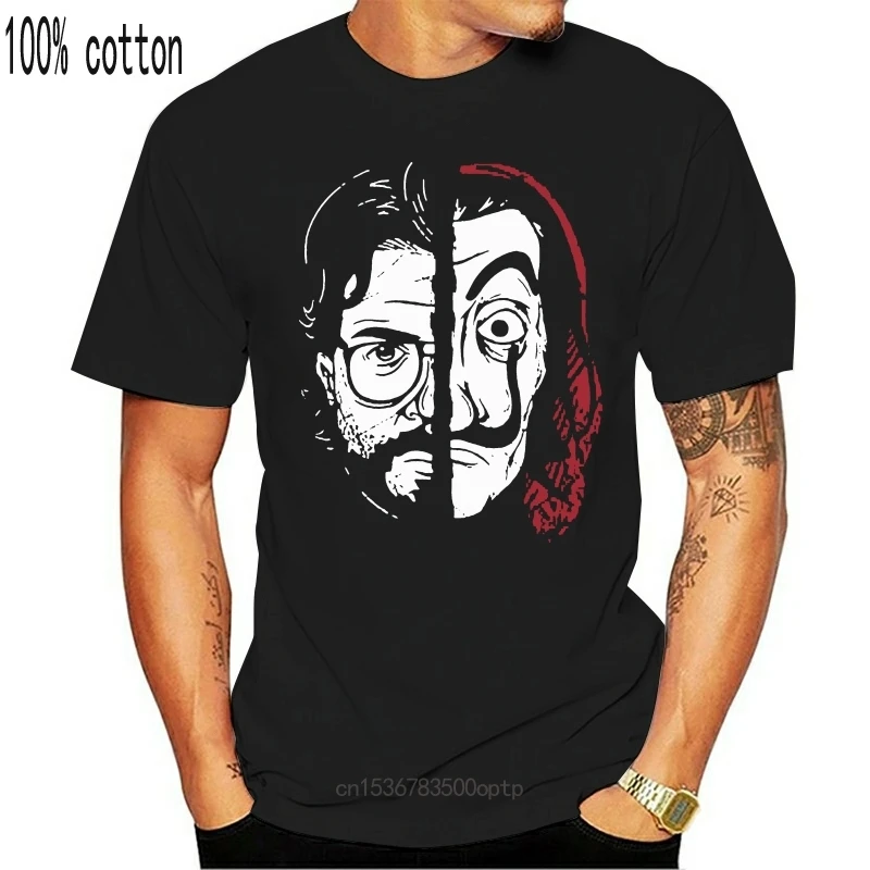 

New La Casa de Papel Profesor T shirt casa papel profesor dali salvador mask bank money guns tvshow