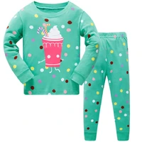 100 cotton girls ice cream christmas pajamas childrens sleepwear baby mermaid night wears kids pyjamas