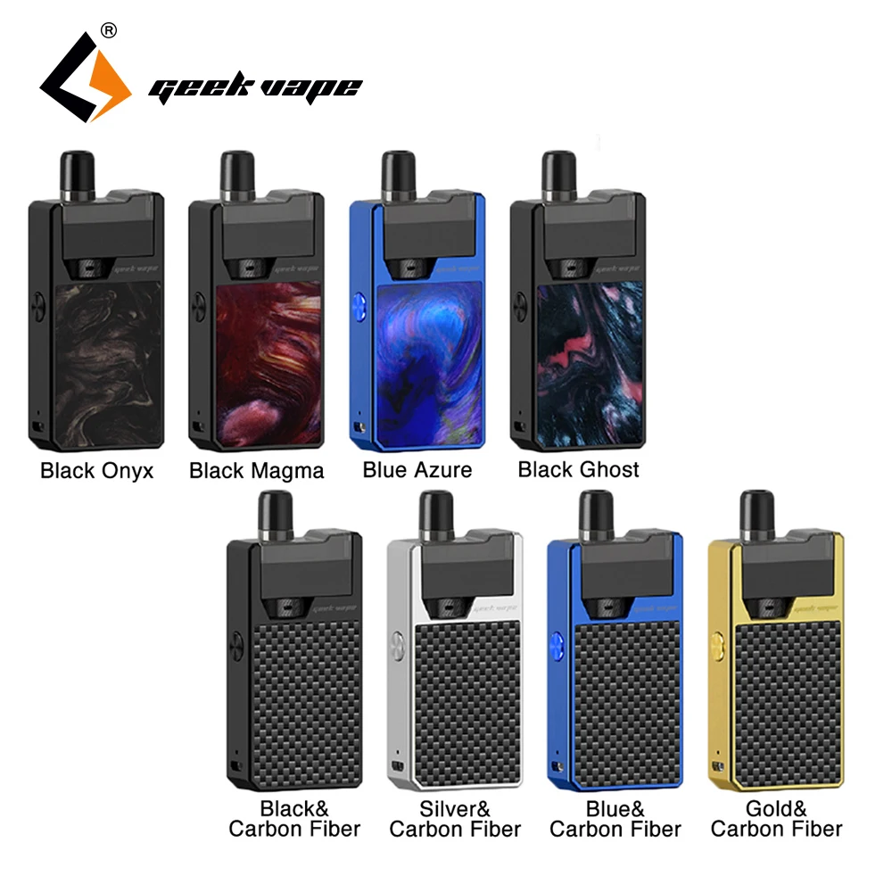 Новейший набор электронных сигарет GeekVape Frenzy Kit Pod система с картриджем 2 мл 950 мАч