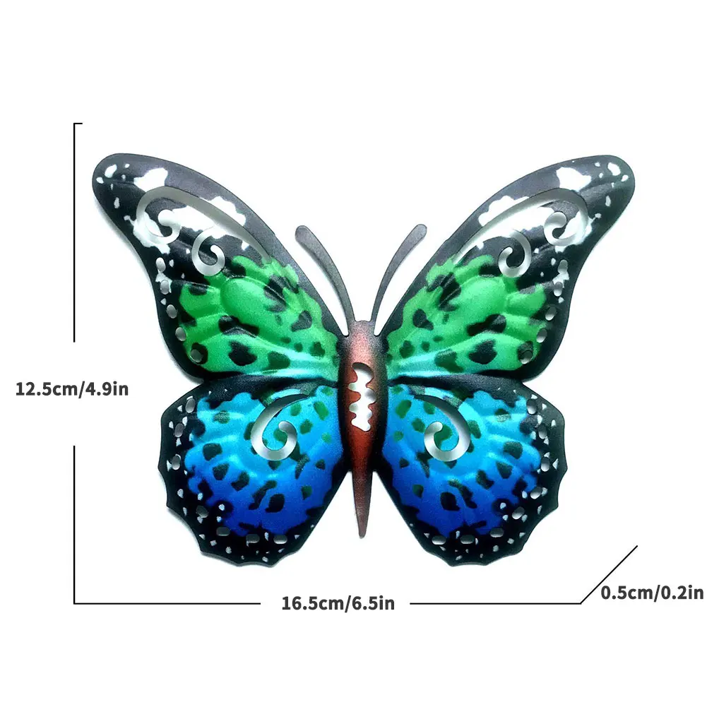 

4pcs 3D Crystal Butterfly Wall Stickers Creative Butterflies With Diamond Home Decor Kids Room Decoration Art Wall Decals