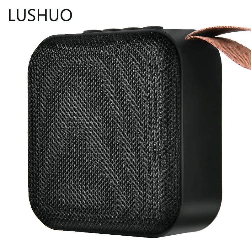 

LUSHUO Mini Portable Bluetooth Speaker Wireless Loudspeaker IPX5 Waterproof Outdoor Speaker Support FM TFCard Speaker Bluetooth
