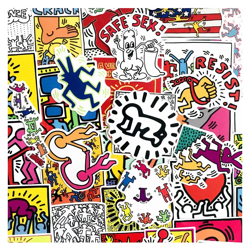 

10/30/50 Street Art Sticker Graffiti Sticker Dance Party For Electric Scooter Skate Laptop Skin For Bike