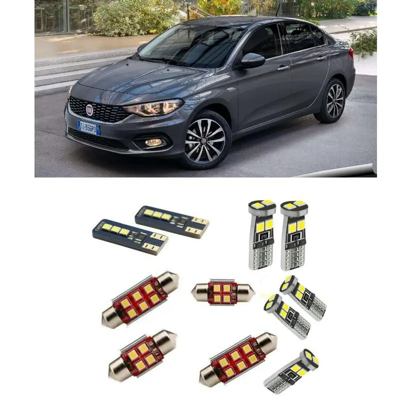 

Car Accessories Car Led Interior Light Kit For Fiat Tipo III mk3 2016 - 2021 Error Free White 6000K Super Bright