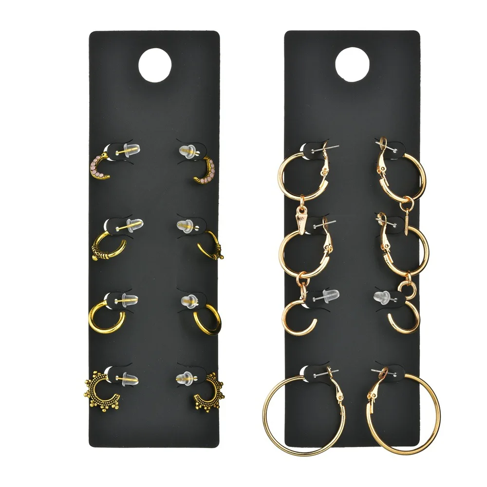 4 пары/компл. Женская бижутерия|Серьги-кольца| |