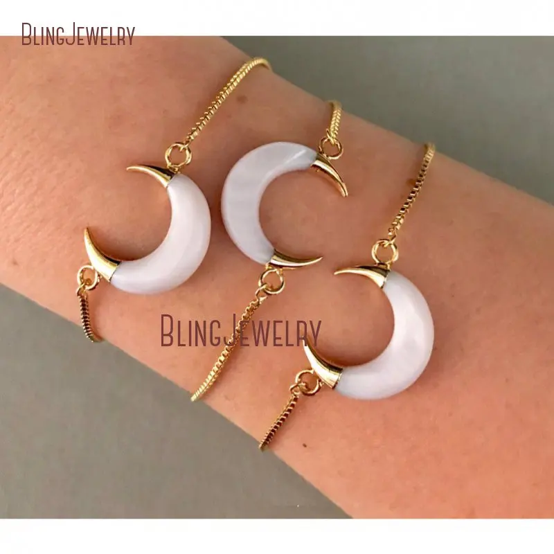 Золотой рыбья кость сырья Boho Chic Радужный Галиотис оболочки жесткий Браслет-манжета Белый полумесяц раковина Каури регулируемый браслет BM27548