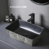 washbasin ceramic art basin bathroom sinks wash basin bowl above counter basin toilet sink shampoo basin round lavamanos