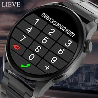 2021 smart watch men bluetooth call custom dial full touch screen waterproof smartwatch for android ios sports fitness tracker