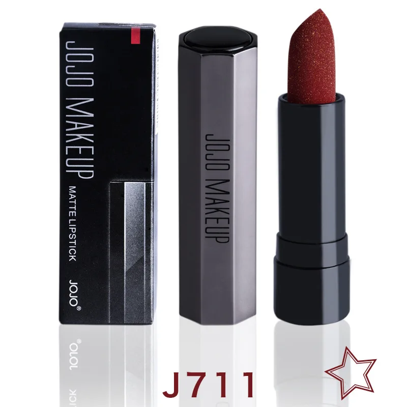 

Матовая губная помада JOJO Starlight, Матовая Мягкая туманная губная помада, ретро кларнет, Помада Косметическая Румяна для губ Косметика, красота...