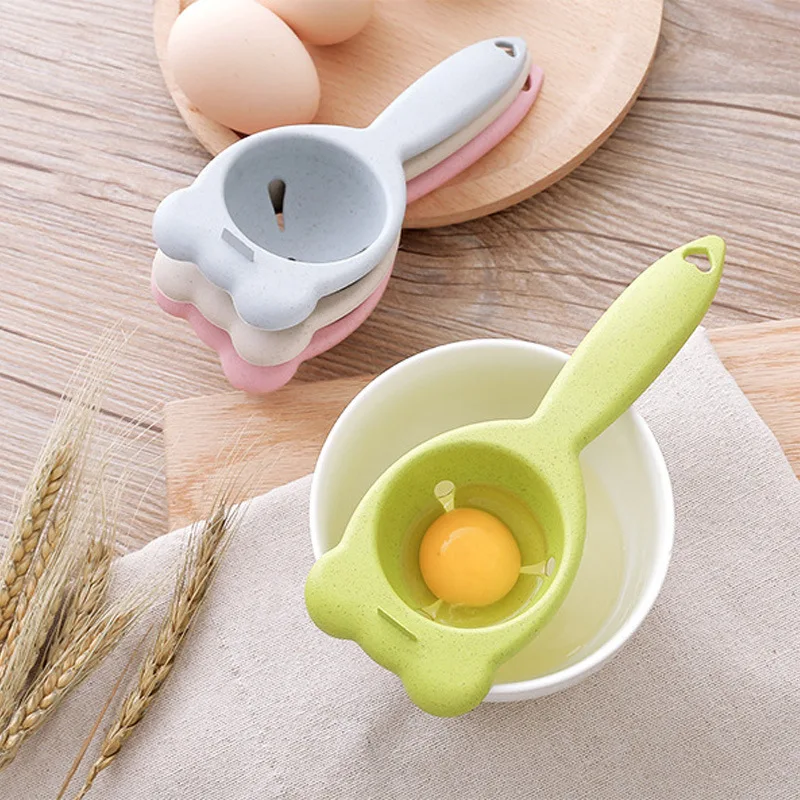 

White Filter Separating Divider Plastic Separator Tool Funnel Shape Divider Splitter Bake Dining Kitchen Cook Cake Tool