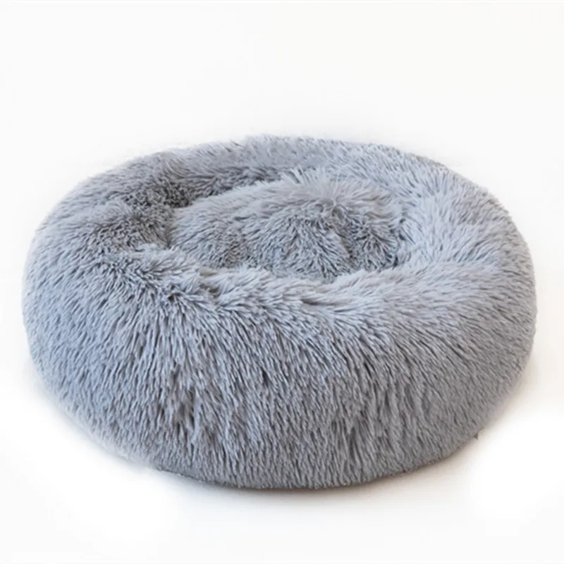 

Deep Sleep Thickened Cat Nest Plush Plush Round Dog Kennel Matt Oxford Cloth Pet Cushion Mat Pp Cotton Cat Bed Winter Supplies