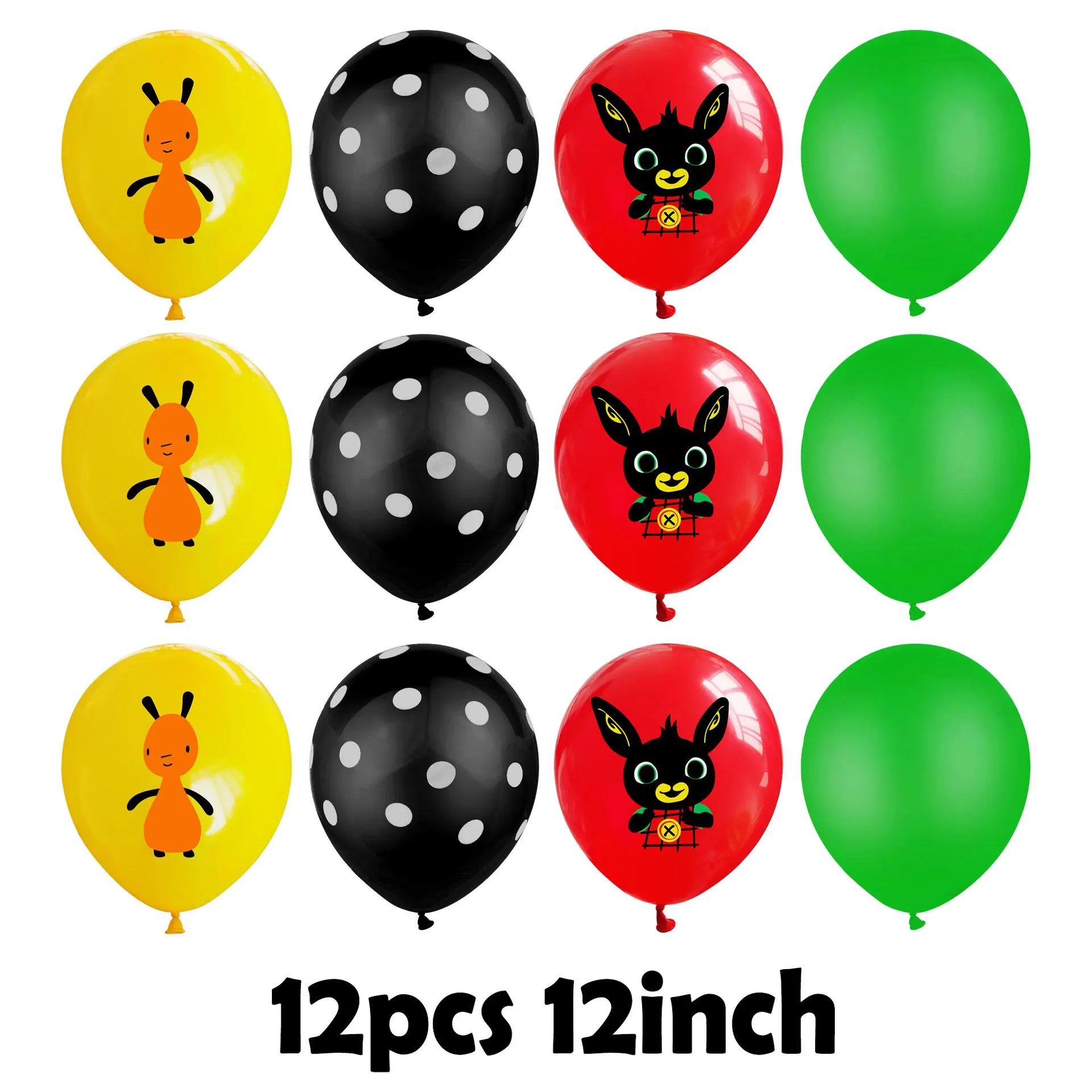 Набор воздушных шаров Bing в виде кролика принадлежности вечерние украшение для
