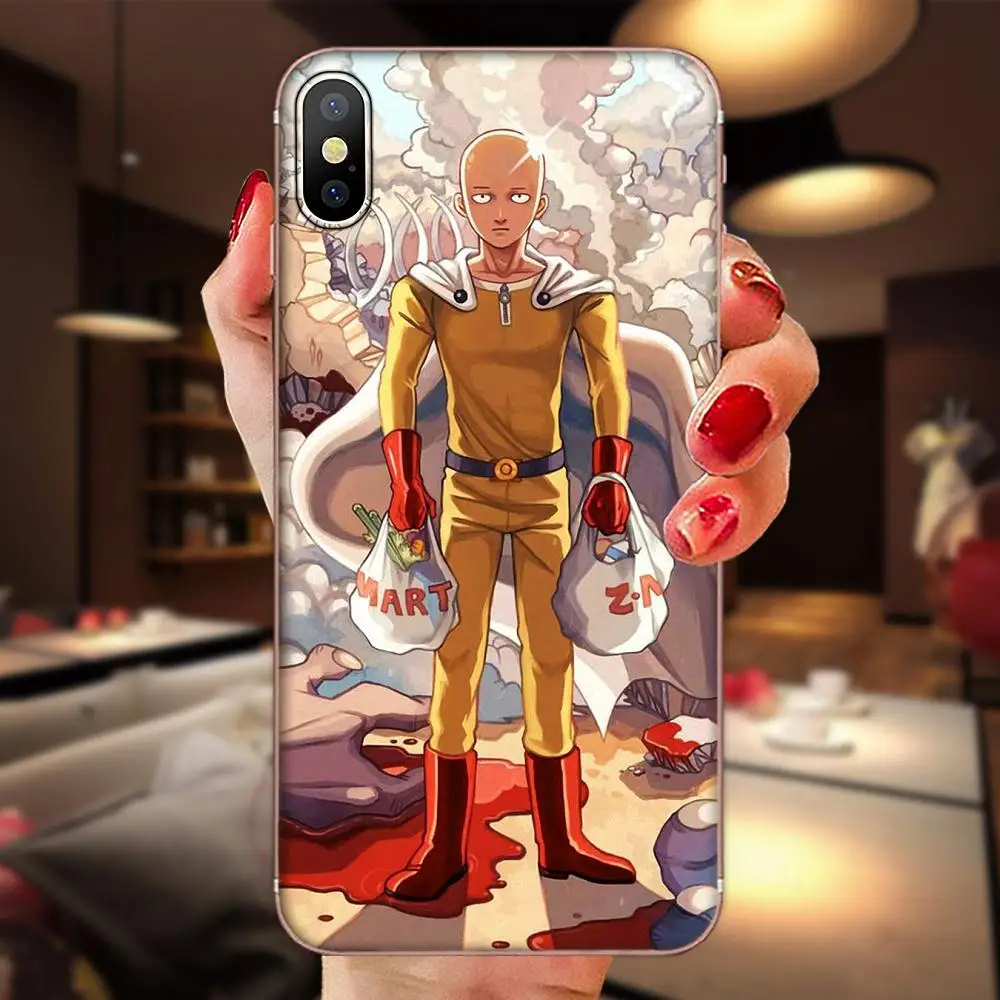Силиконовые чехлы для sony Xperia Z Z1 Z2 Z3 Z4 Z5 compact Mini M2 M4 M5 T3 E3 E5 XA XA1 XZ Premium Аниме One Punch Man |