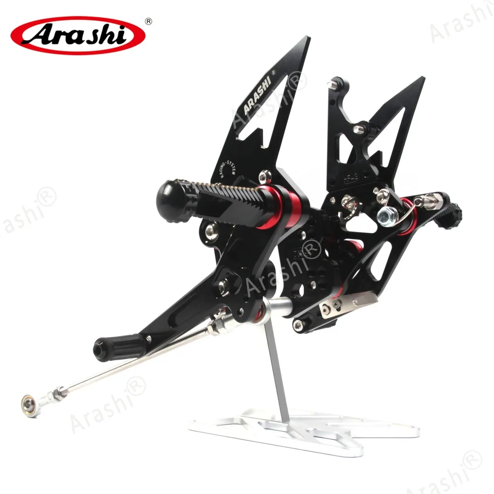 Arashi мотоциклист подножки для SUZUKI GSXR1300 2008- CNC Регулируемые подножки Rearset GSX-R GSXR 1300 GSX1300R HAYABUSA