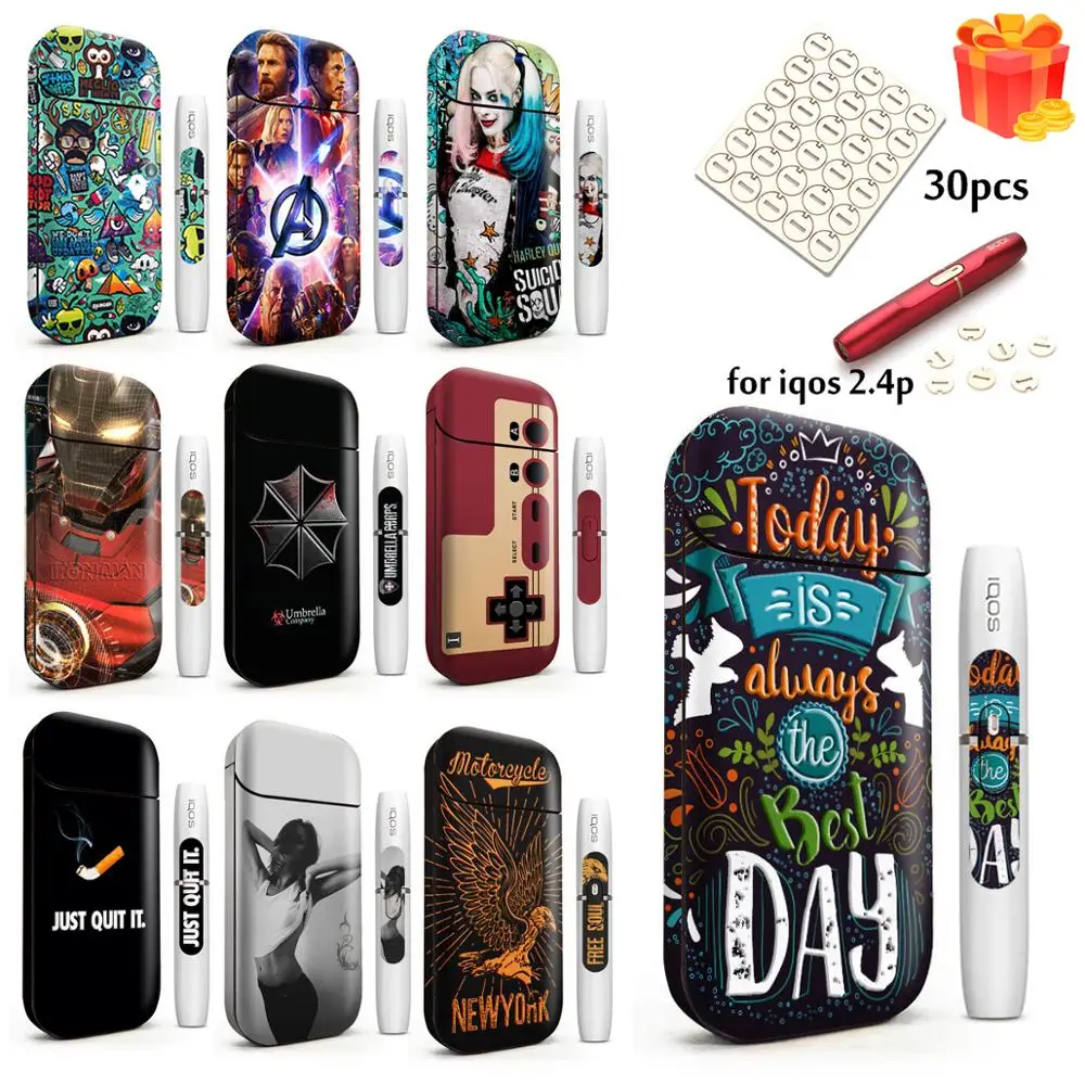 Волшебная наклейка в виде акулы чехол для IQOS защиты кожи наклейки 2 4 Plus