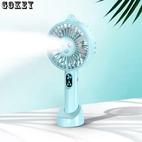 fan cooling water spray mini hand fan electric usb battery rechargeable hand fan water mist fan air cooler mini fan face steamer